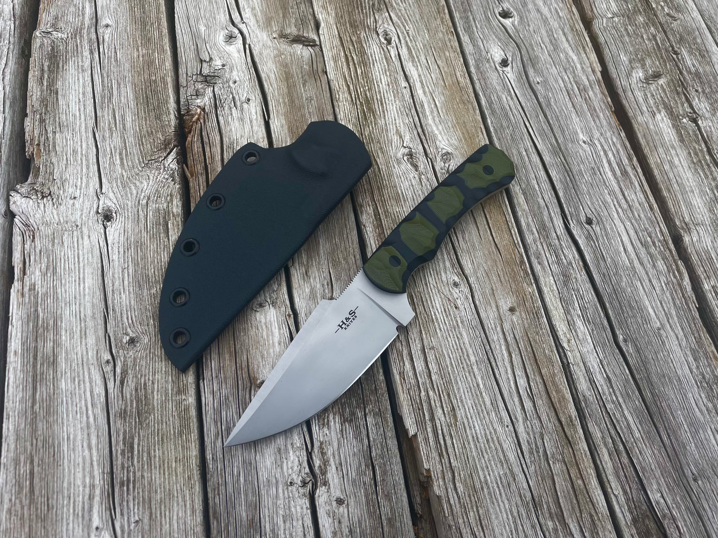 H&S Knives Alpha-Sculpted G10 Version 2