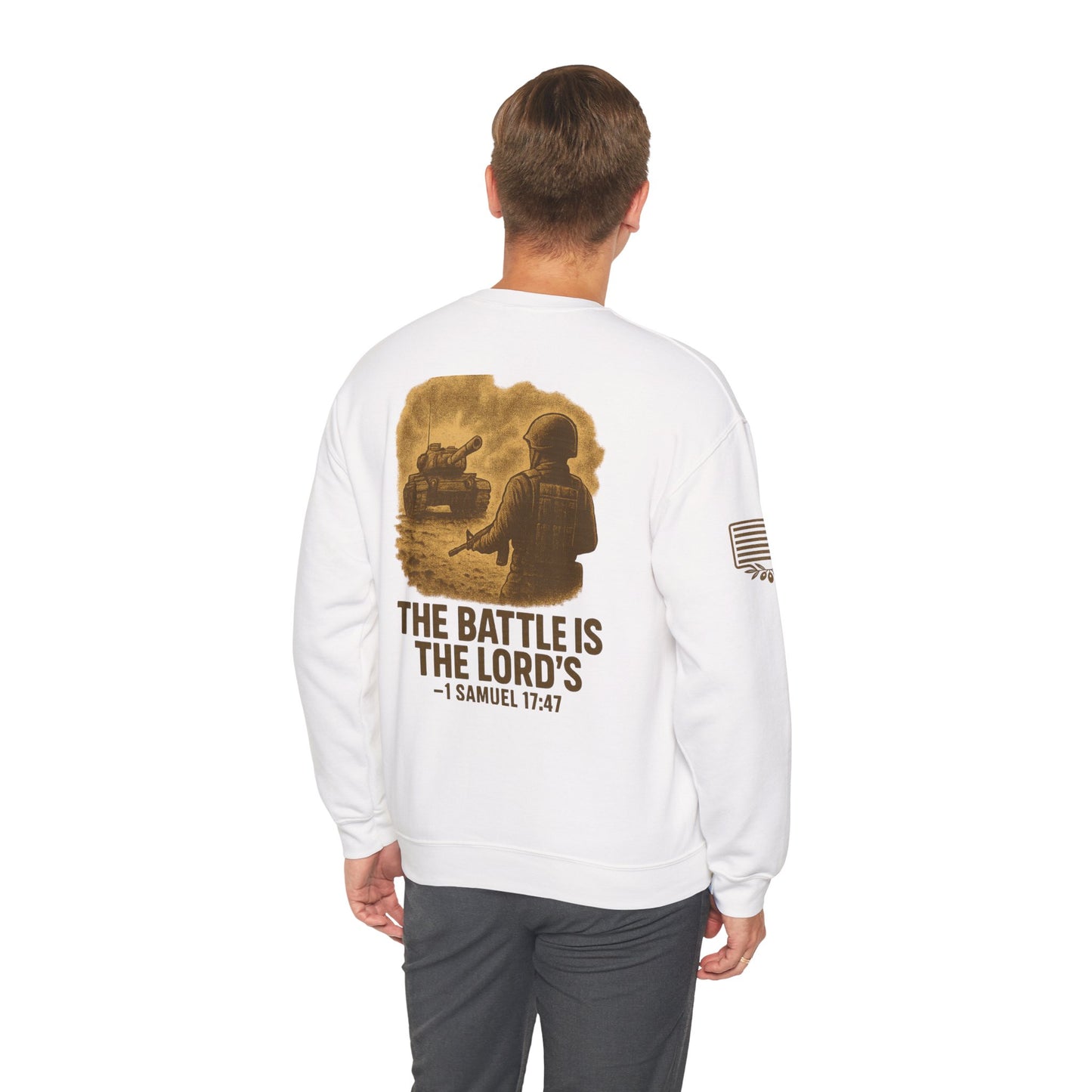 1 Samuel 17:47 Crewneck Sweatshirt