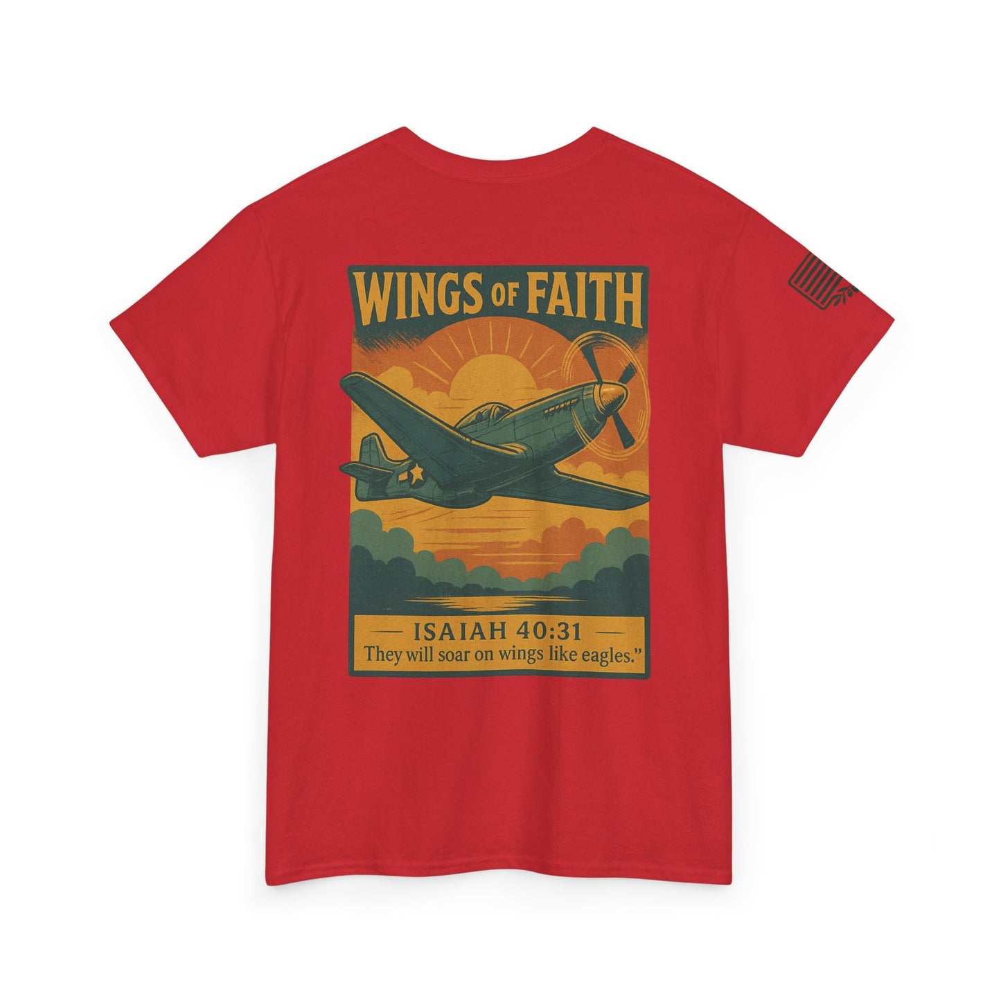 Wings of Faith Heavy Cotton Tee