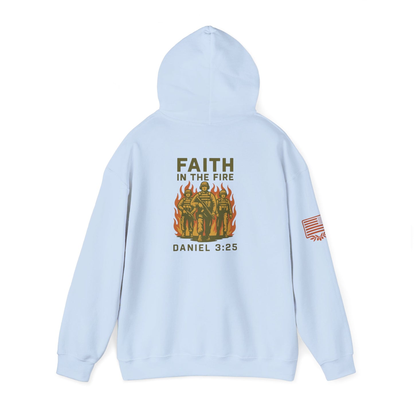 Faith In The Fire Heavy Hooded Sweatshirt
