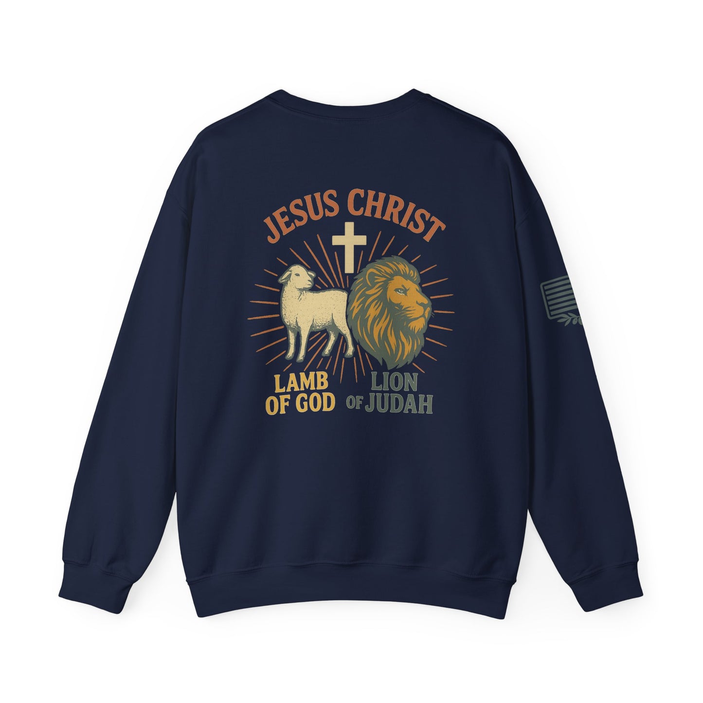Lamb and Lion Crewneck Sweatshirt