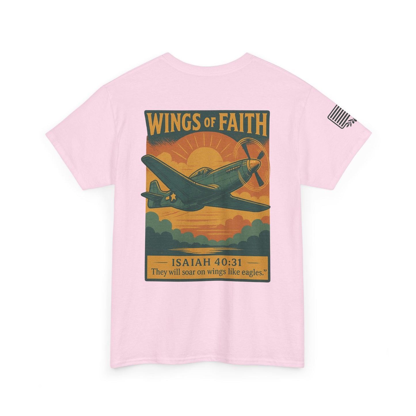 Wings of Faith Heavy Cotton Tee