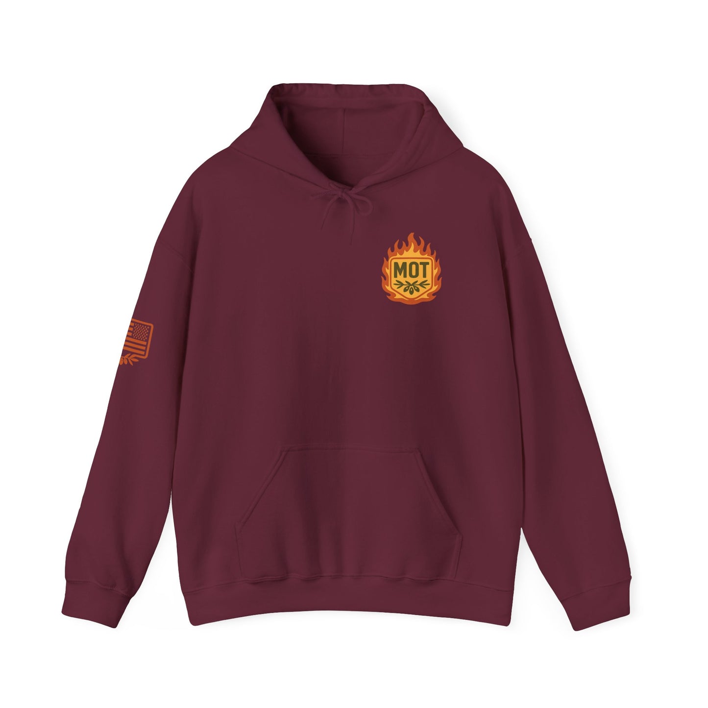 Faith In The Fire Heavy Hooded Sweatshirt