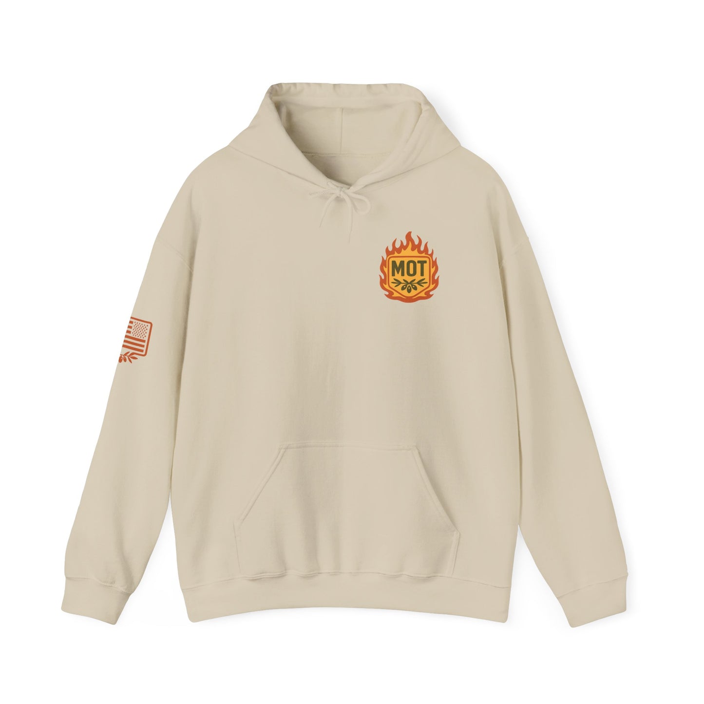 Faith In The Fire Heavy Hooded Sweatshirt