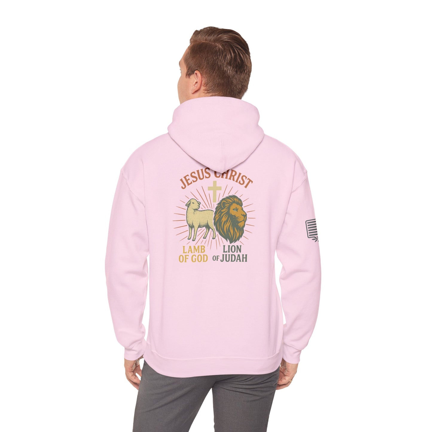 Lamb and Lion Hooded Sweatshirt