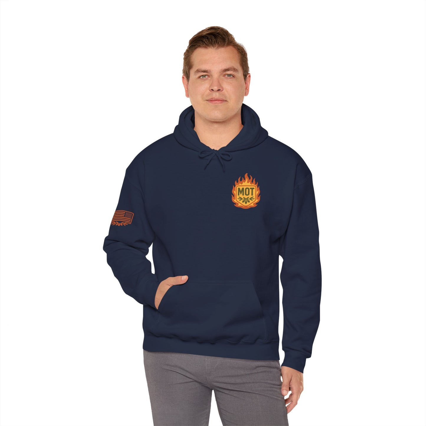 Faith In The Fire Heavy Hooded Sweatshirt