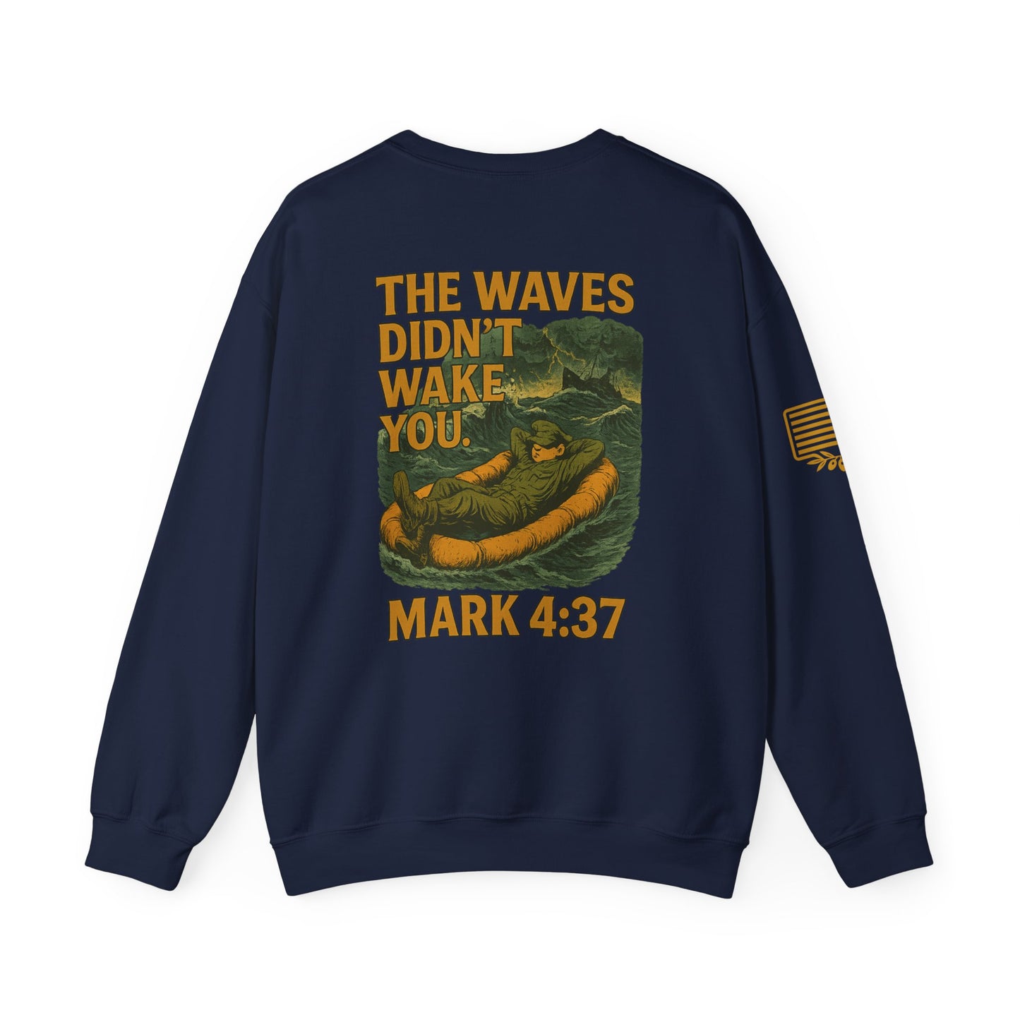 Mark 4:37 Crewneck Sweatshirt