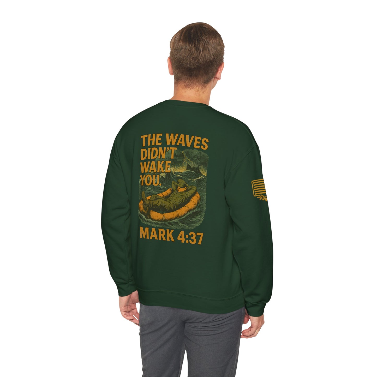 Mark 4:37 Crewneck Sweatshirt
