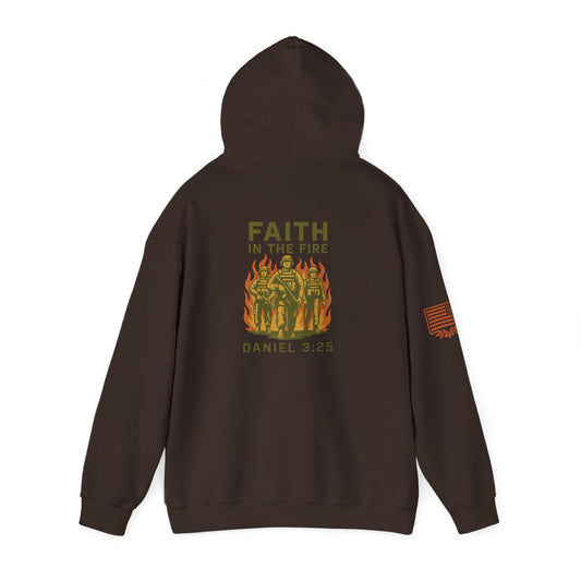 Faith In The Fire Heavy Hooded Sweatshirt
