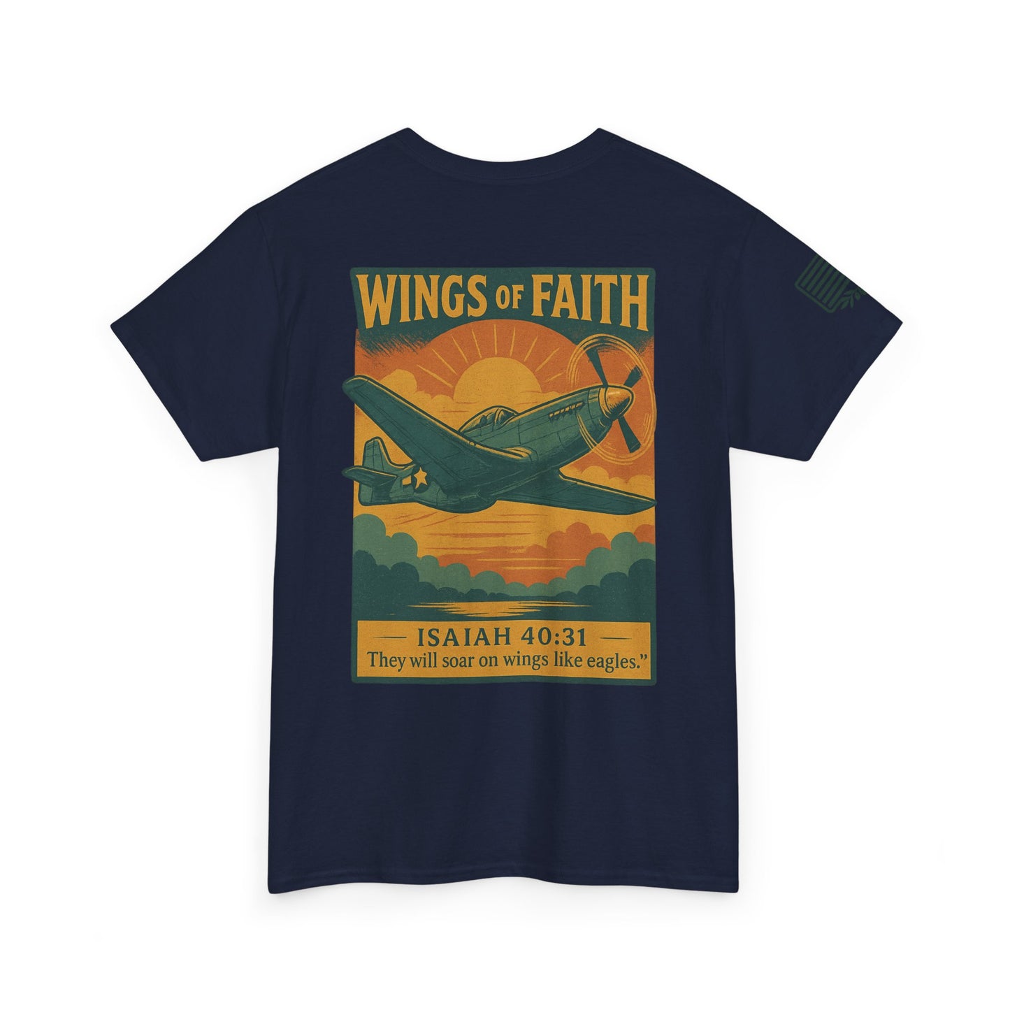 Wings of Faith Heavy Cotton Tee