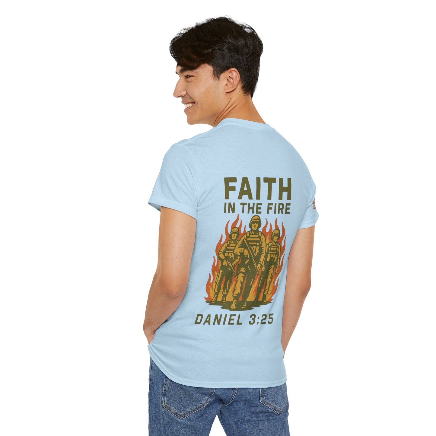 Faith In The Fire Heavy Cotton Tee