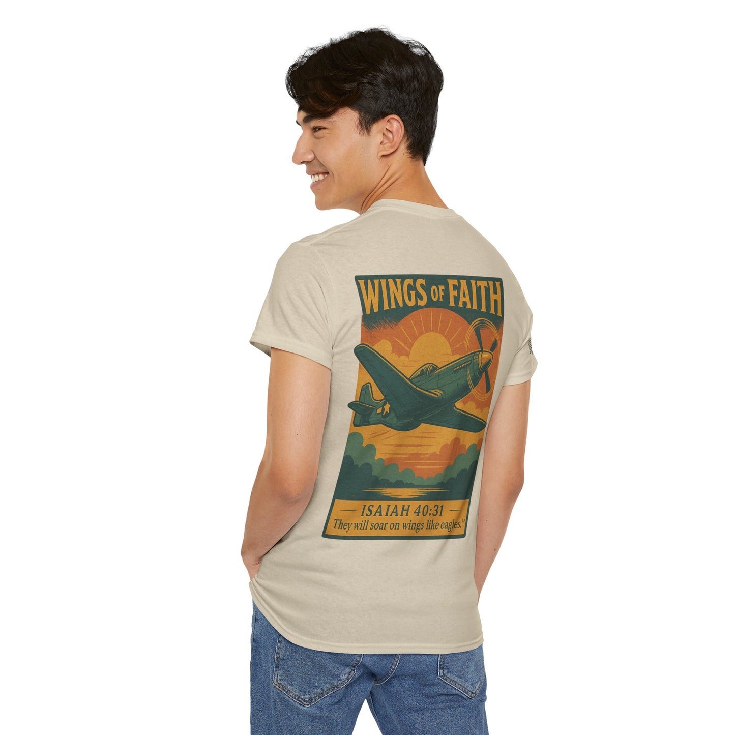 Wings of Faith Heavy Cotton Tee
