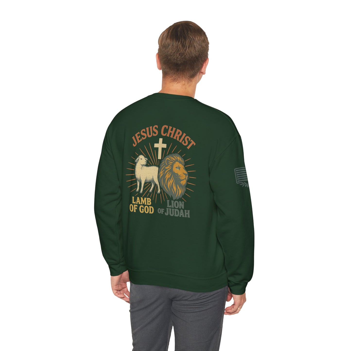 Lamb and Lion Crewneck Sweatshirt