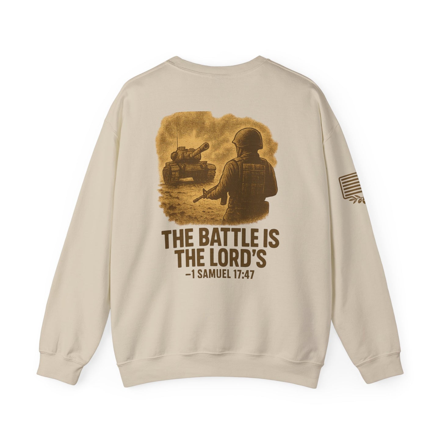 1 Samuel 17:47 Crewneck Sweatshirt