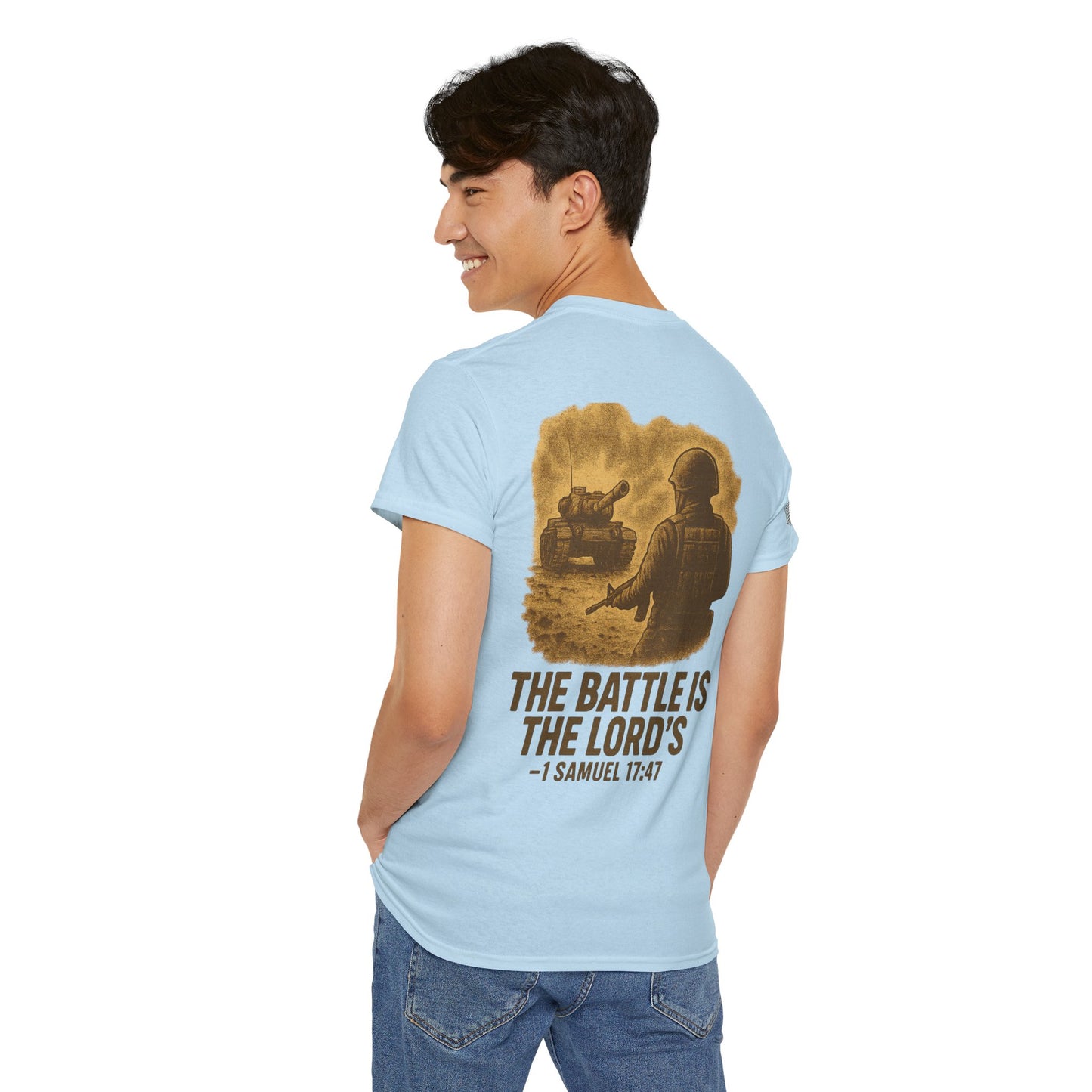 Samuel 17:47 Heavy Cotton Tee