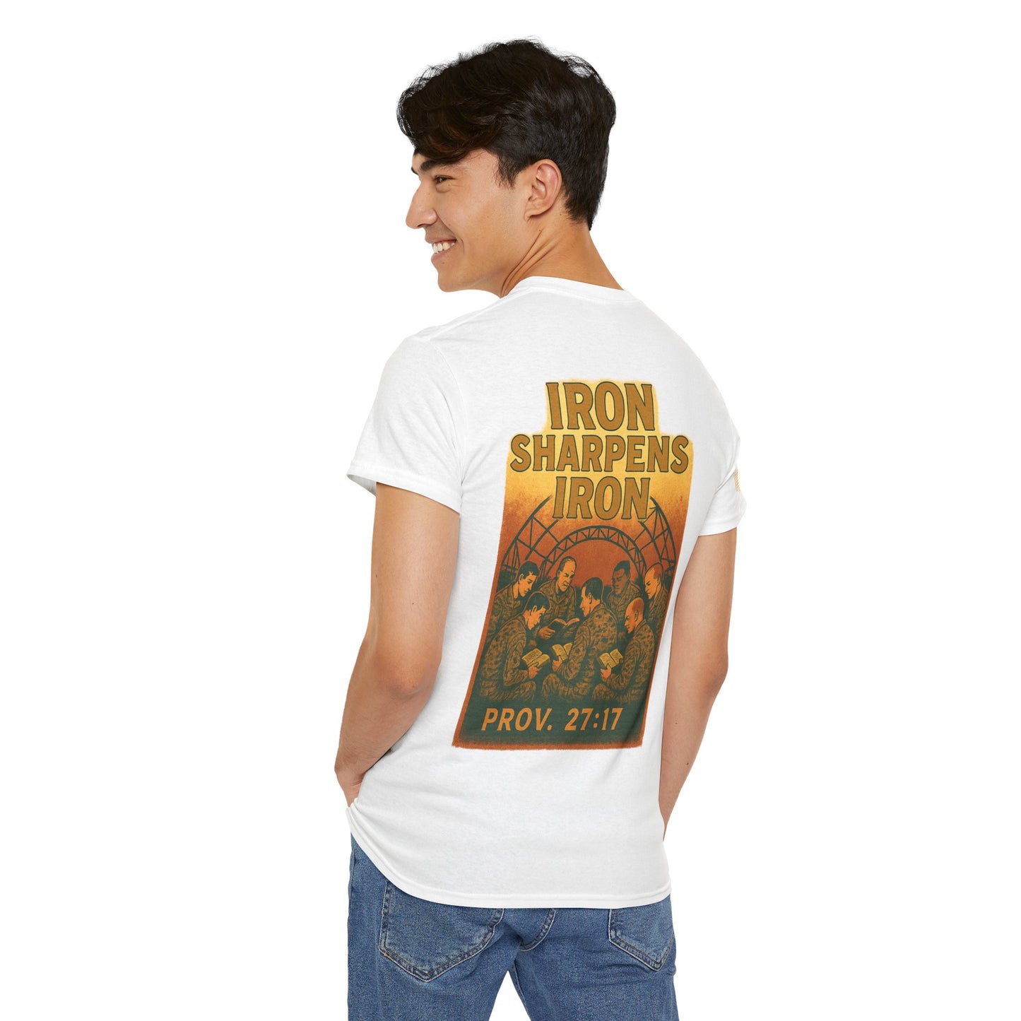 Iron Sharpens Iron Heavy Cotton Tee