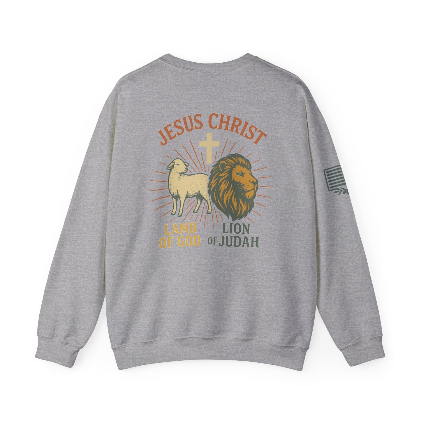 Lamb and Lion Crewneck Sweatshirt