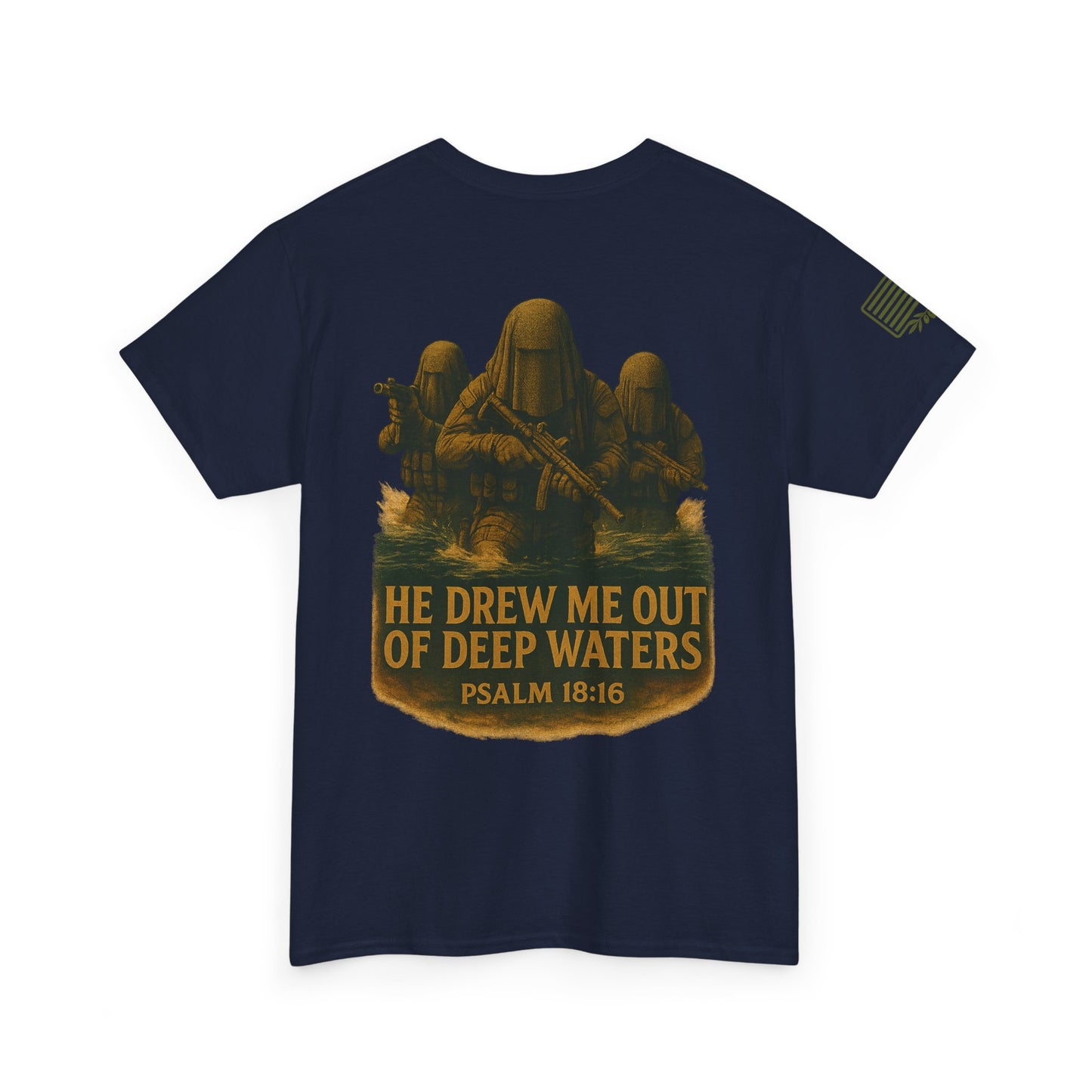 Psalm 18:16 Heavy Cotton Tee