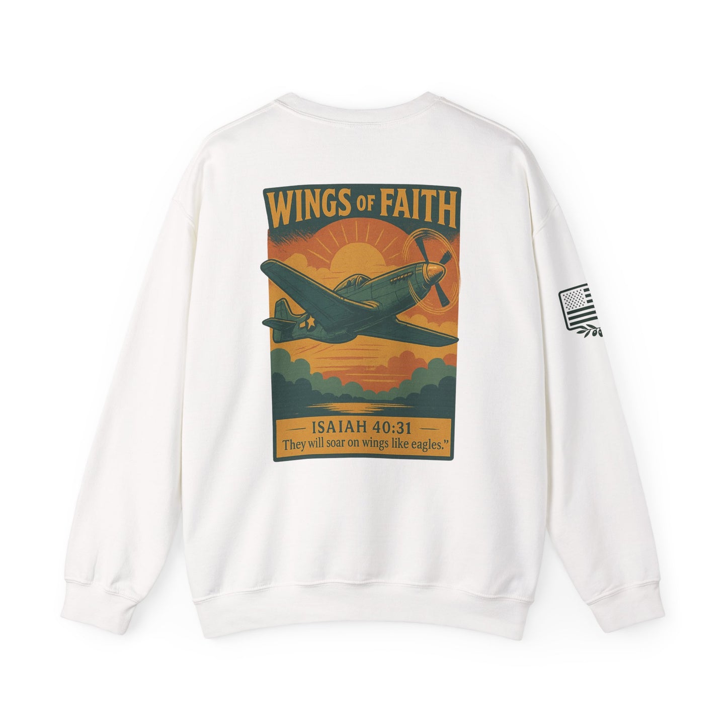 Wings of Faith Crewneck Sweatshirt