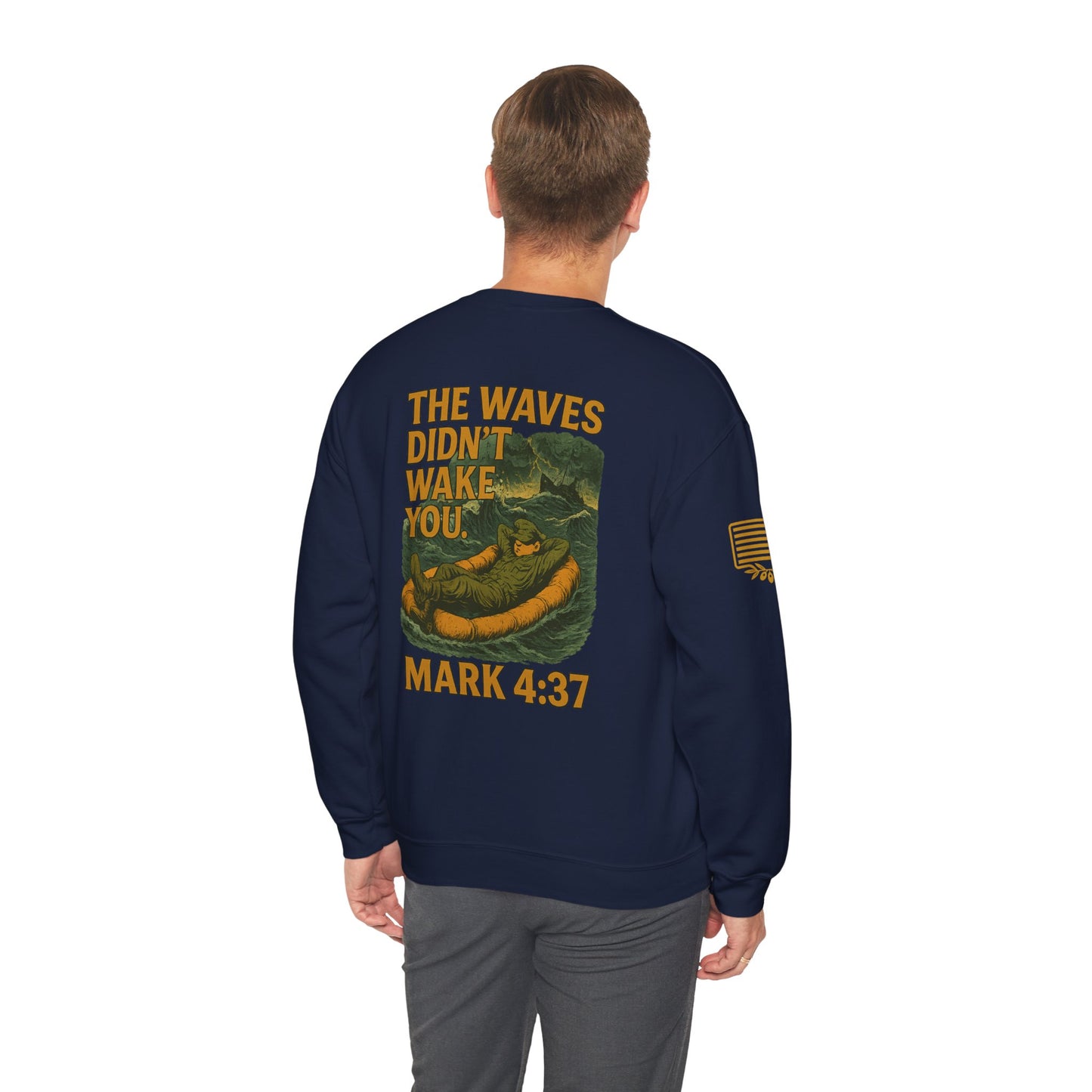 Mark 4:37 Crewneck Sweatshirt