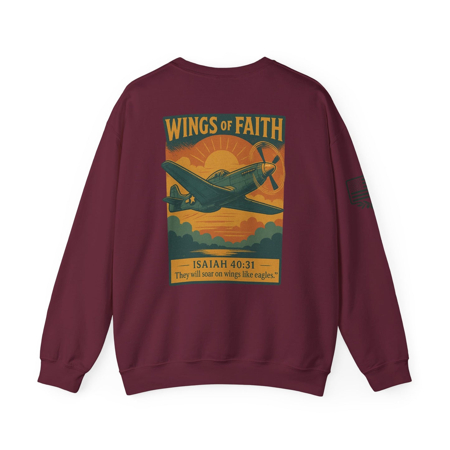 Wings of Faith Crewneck Sweatshirt