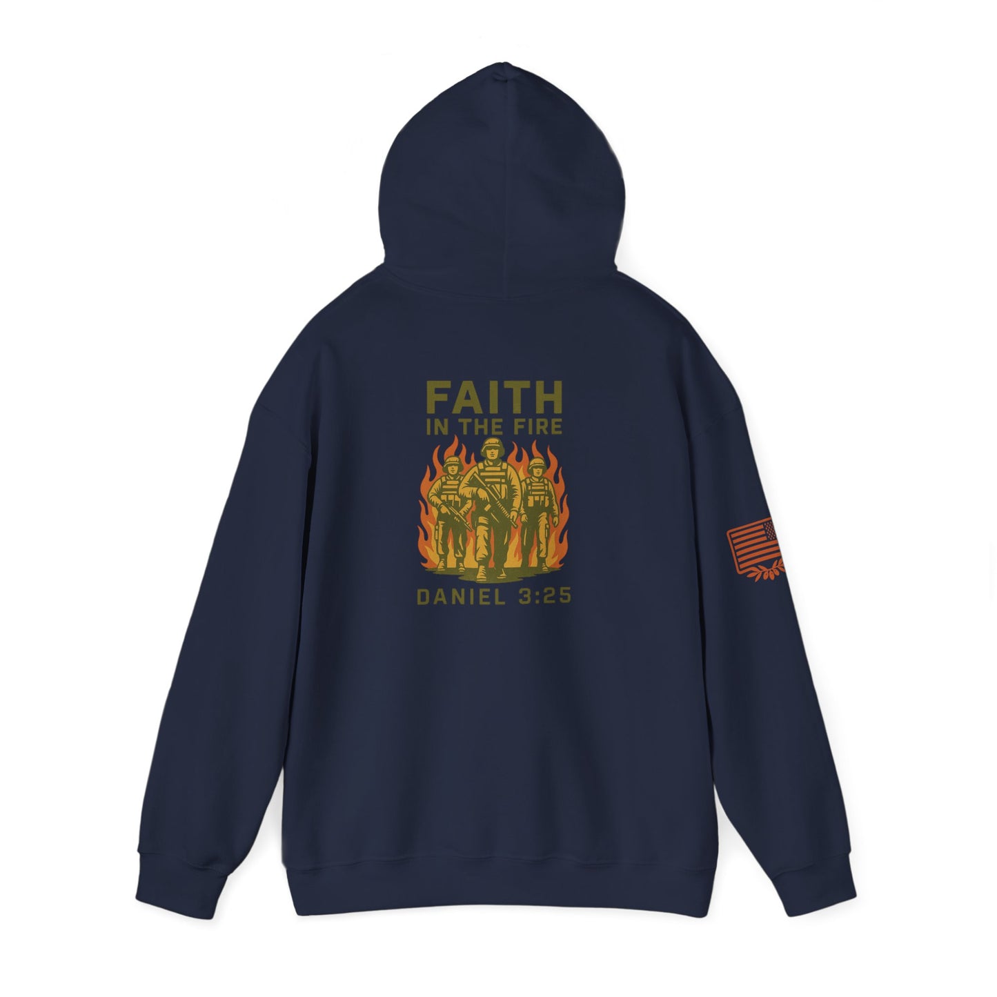 Faith In The Fire Heavy Hooded Sweatshirt