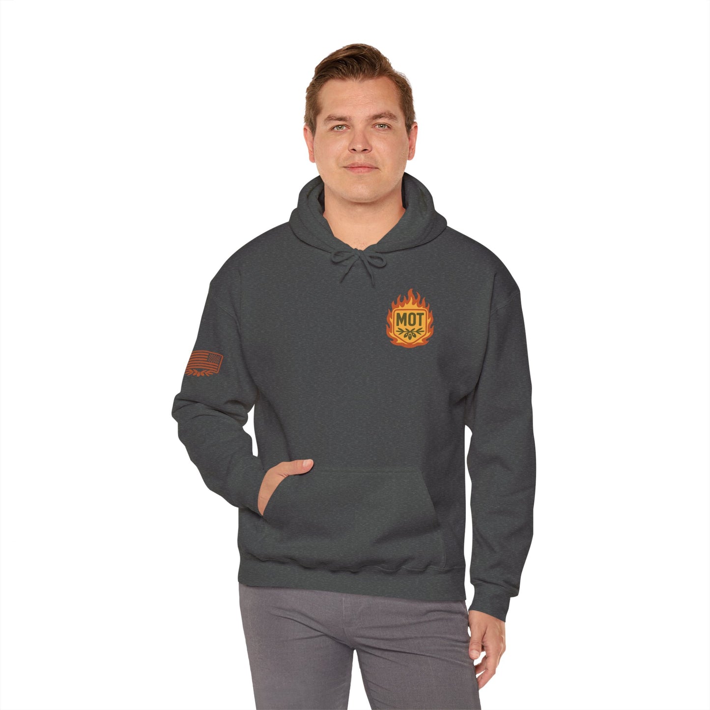 Faith In The Fire Heavy Hooded Sweatshirt