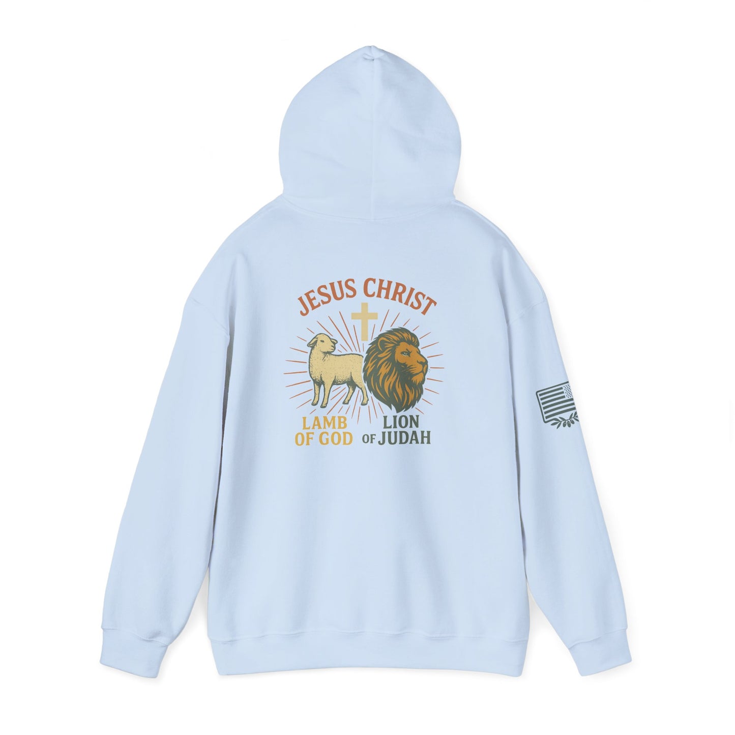 Lamb and Lion Hooded Sweatshirt