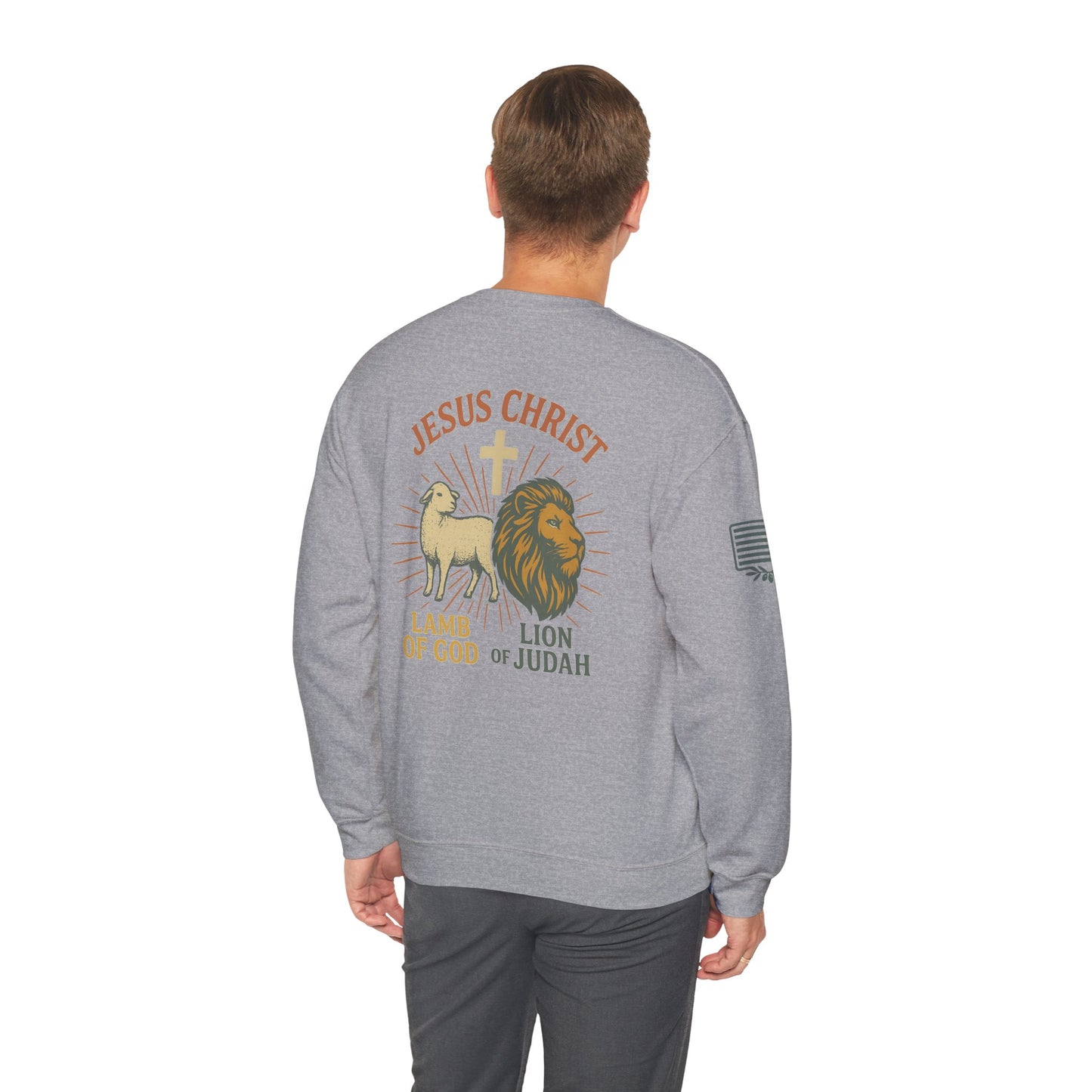 Lamb and Lion Crewneck Sweatshirt