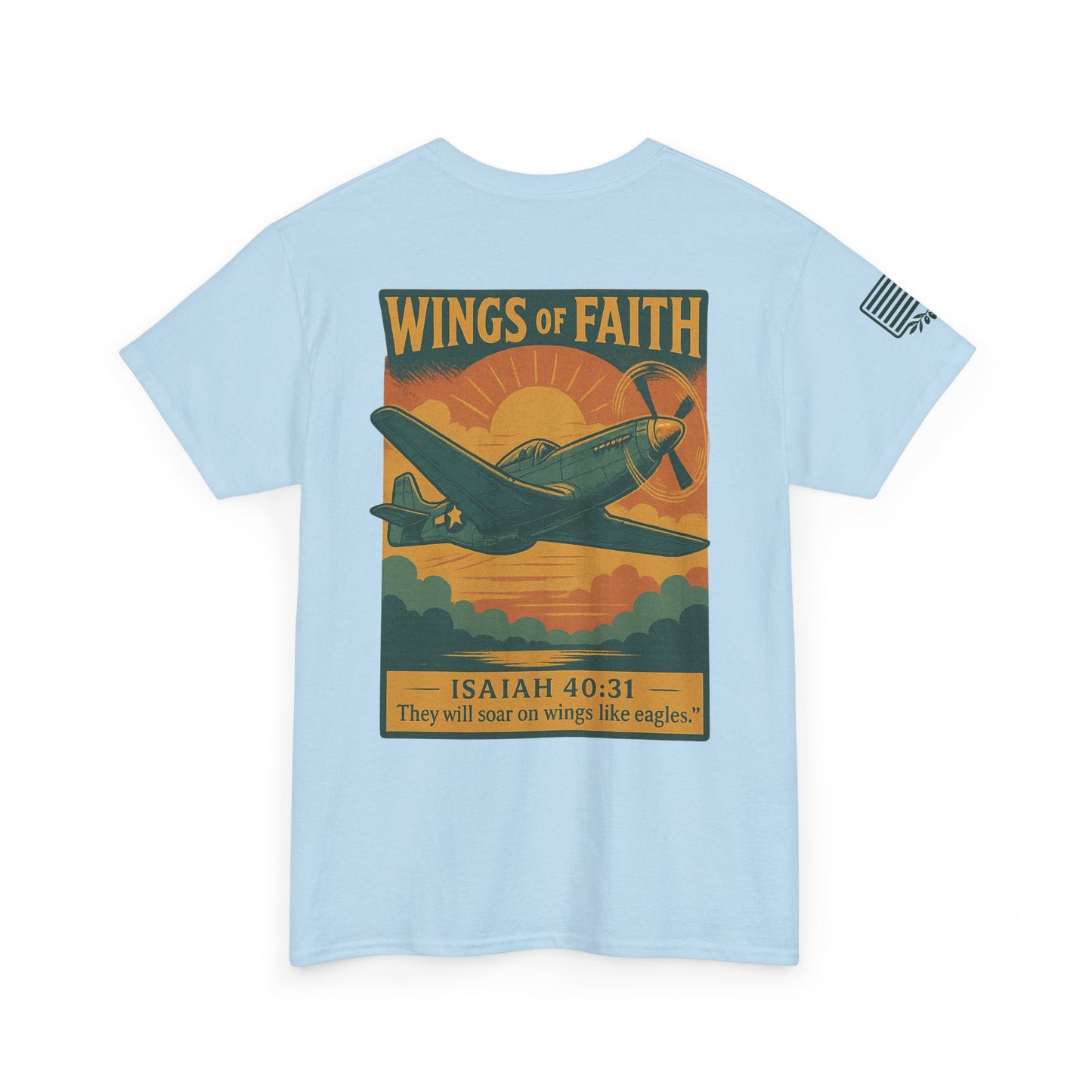 Wings of Faith Heavy Cotton Tee