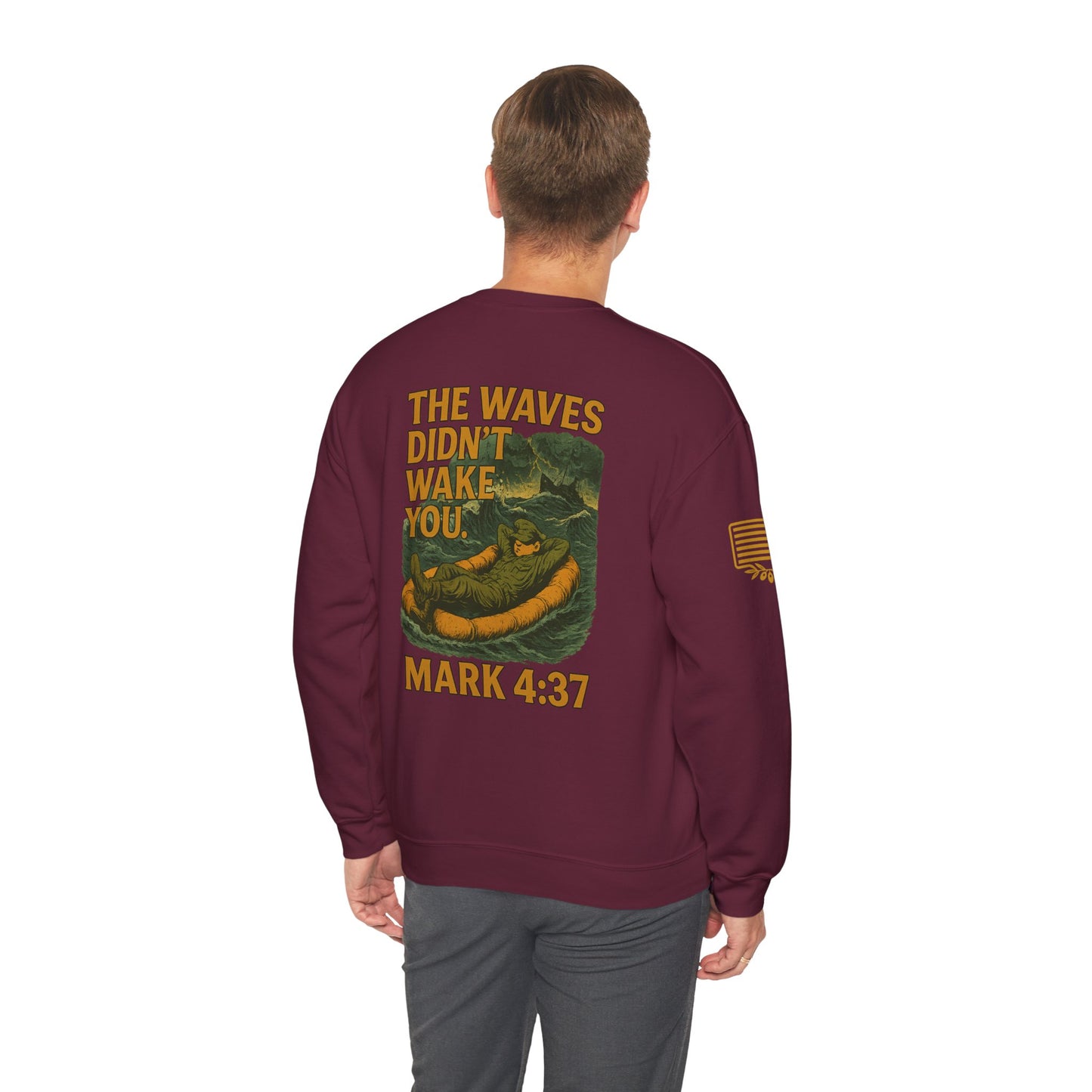 Mark 4:37 Crewneck Sweatshirt