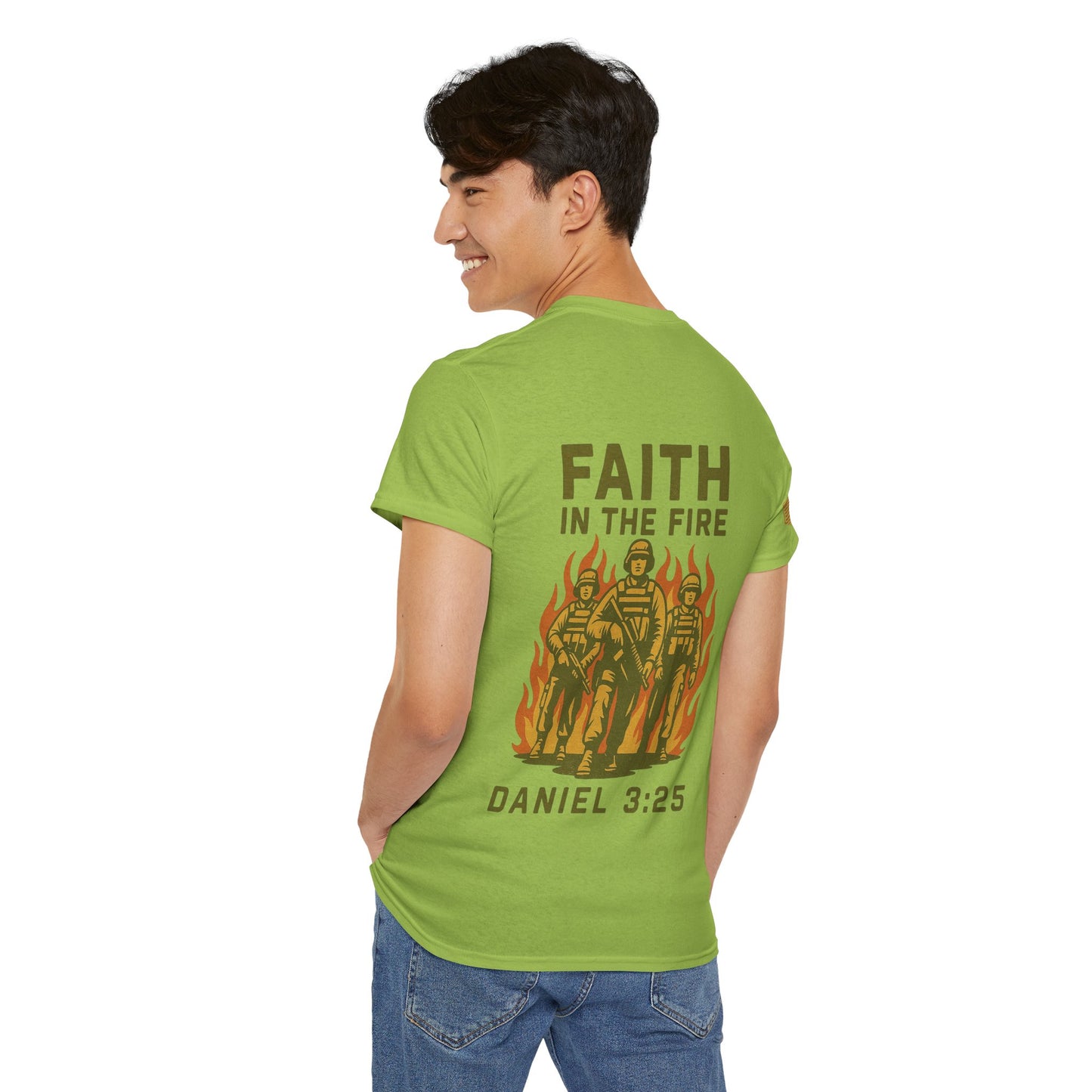Faith In The Fire Heavy Cotton Tee