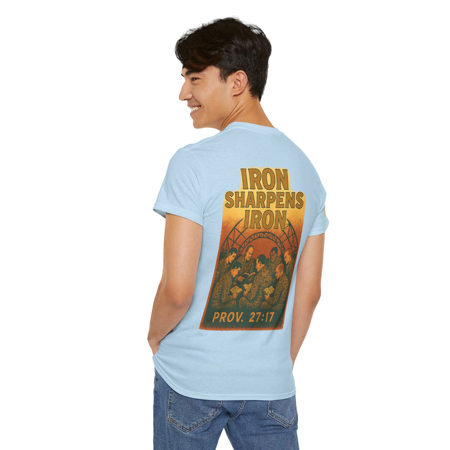 Iron Sharpens Iron Heavy Cotton Tee