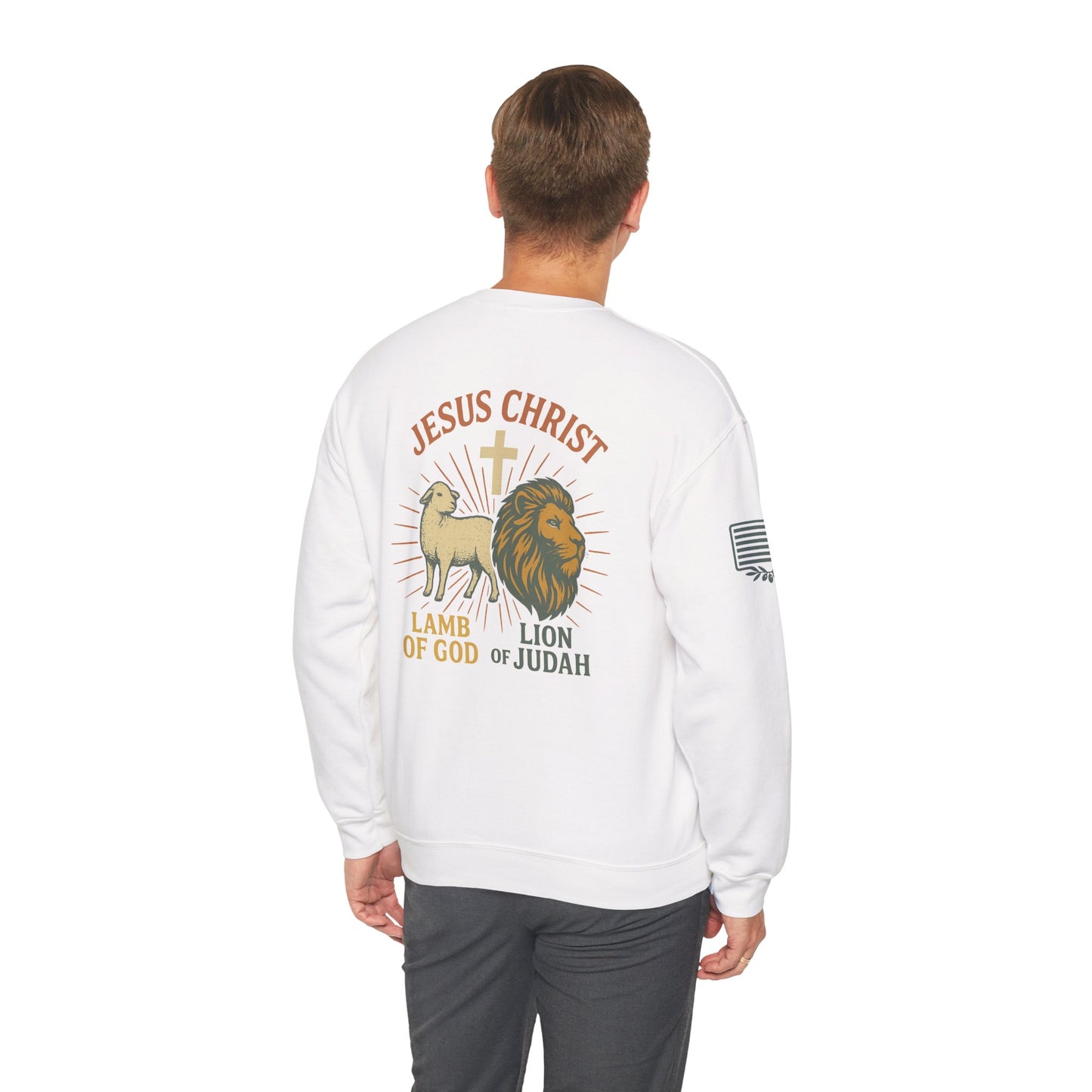 Lamb and Lion Crewneck Sweatshirt