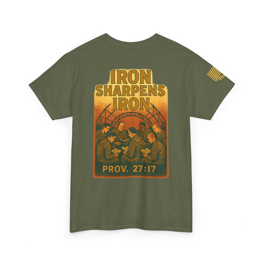 Iron Sharpens Iron Heavy Cotton Tee