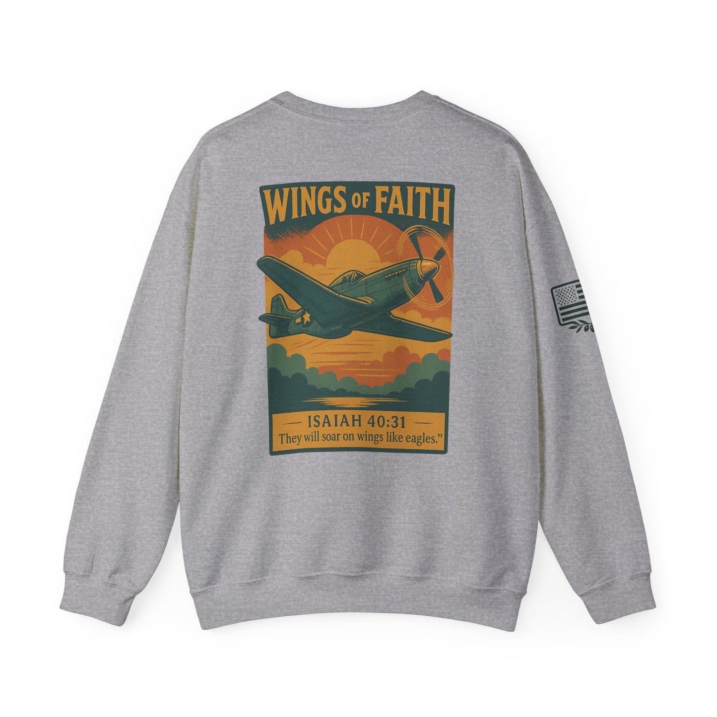 Wings of Faith Crewneck Sweatshirt