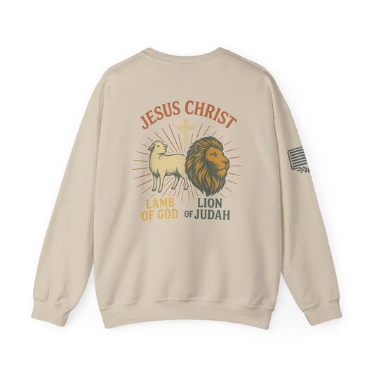 Lamb and Lion Crewneck Sweatshirt