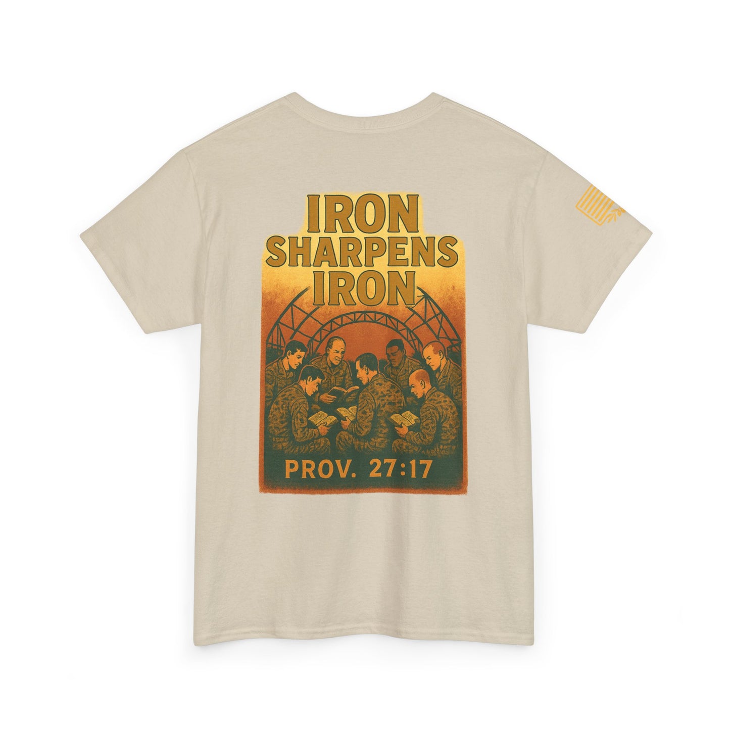 Iron Sharpens Iron Heavy Cotton Tee