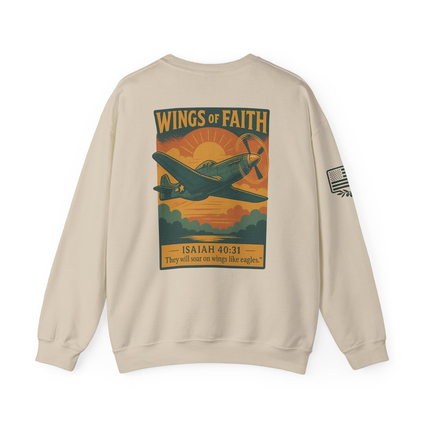 Wings of Faith Crewneck Sweatshirt