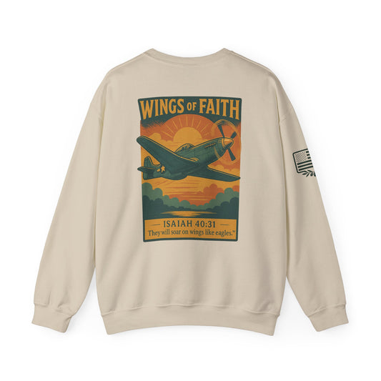 Wings of Faith Crewneck Sweatshirt