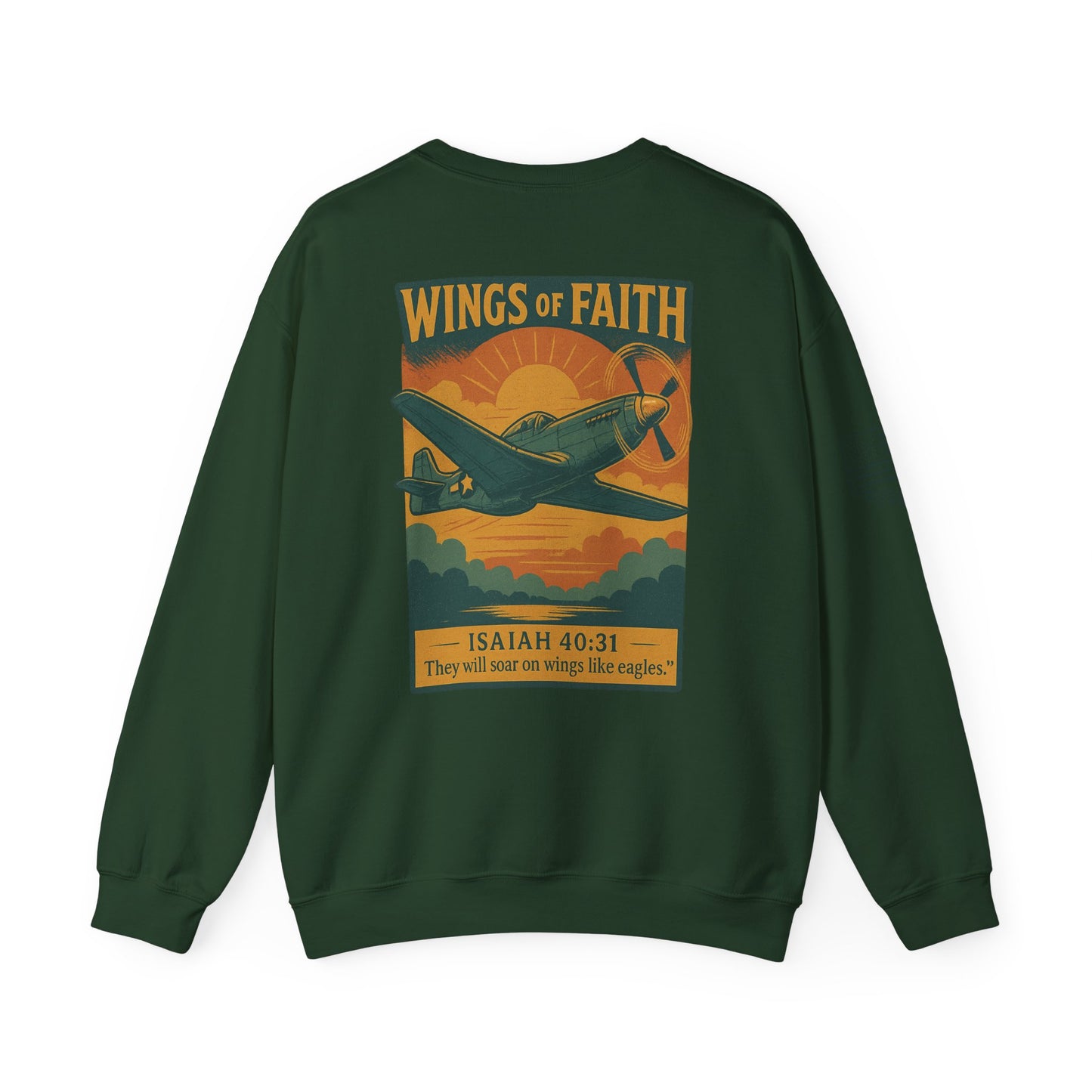 Wings of Faith Crewneck Sweatshirt