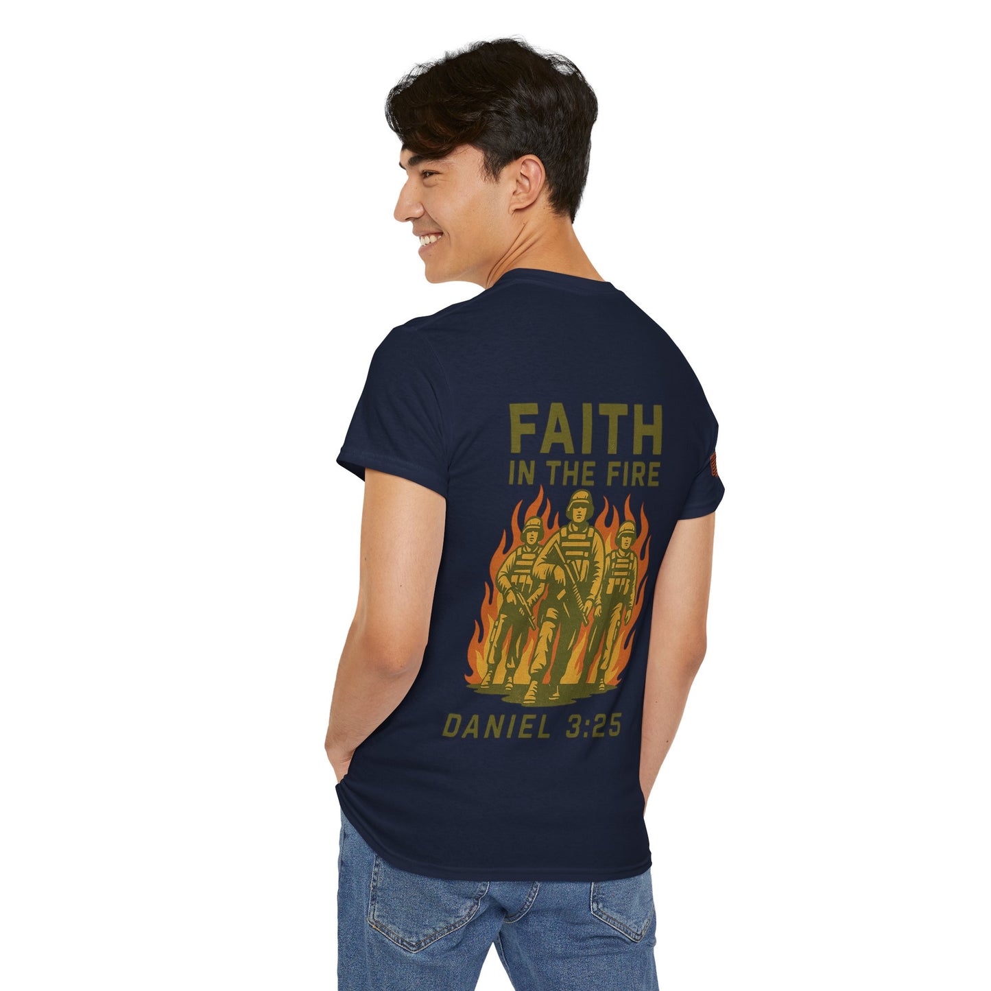 Faith In The Fire Heavy Cotton Tee