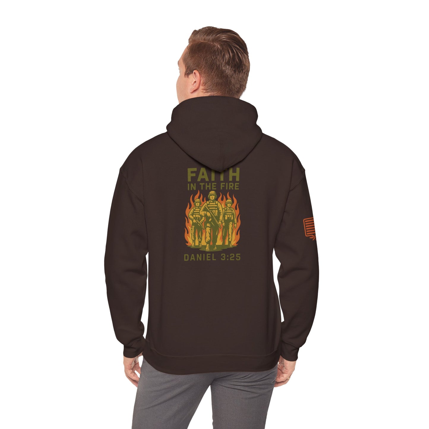 Faith In The Fire Heavy Hooded Sweatshirt