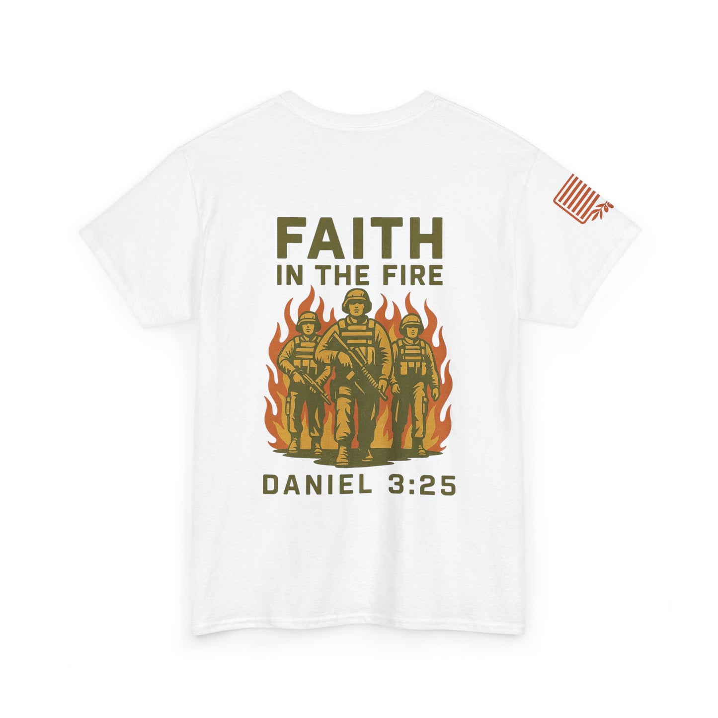 Faith In The Fire Heavy Cotton Tee