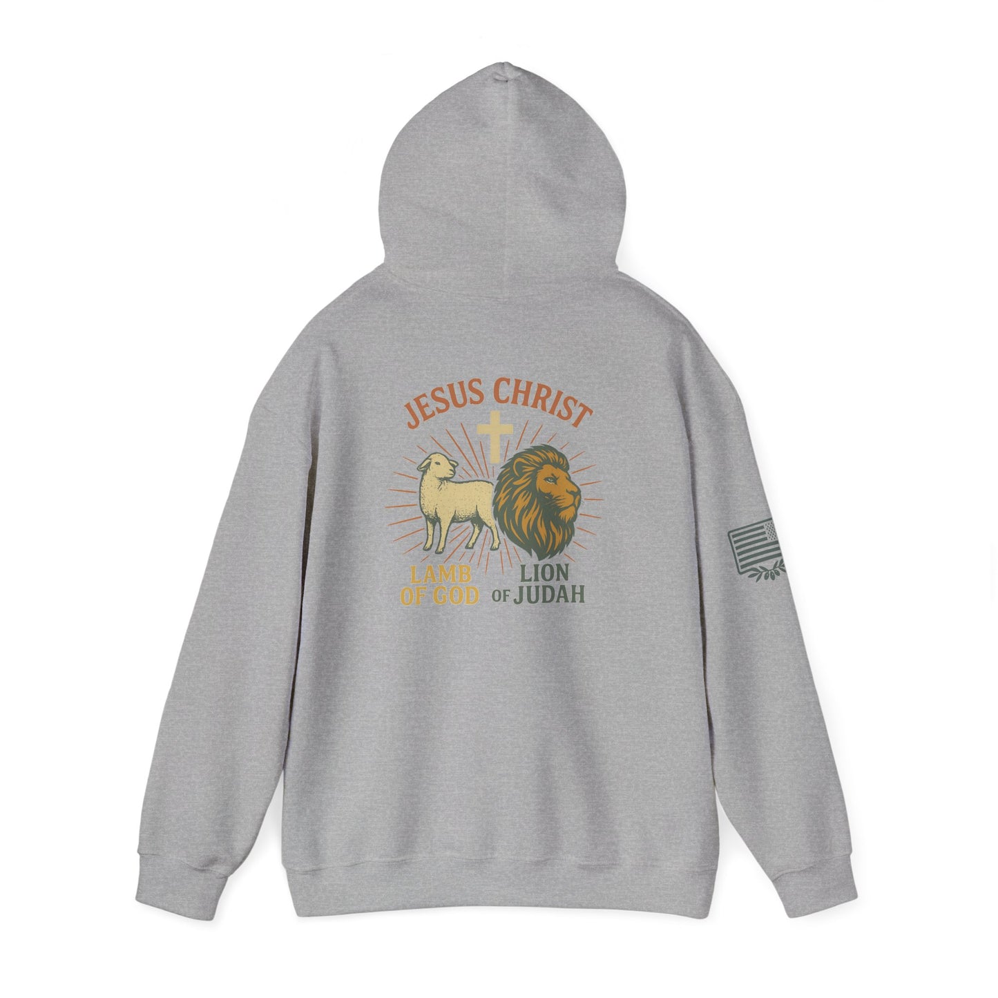 Lamb and Lion Hooded Sweatshirt
