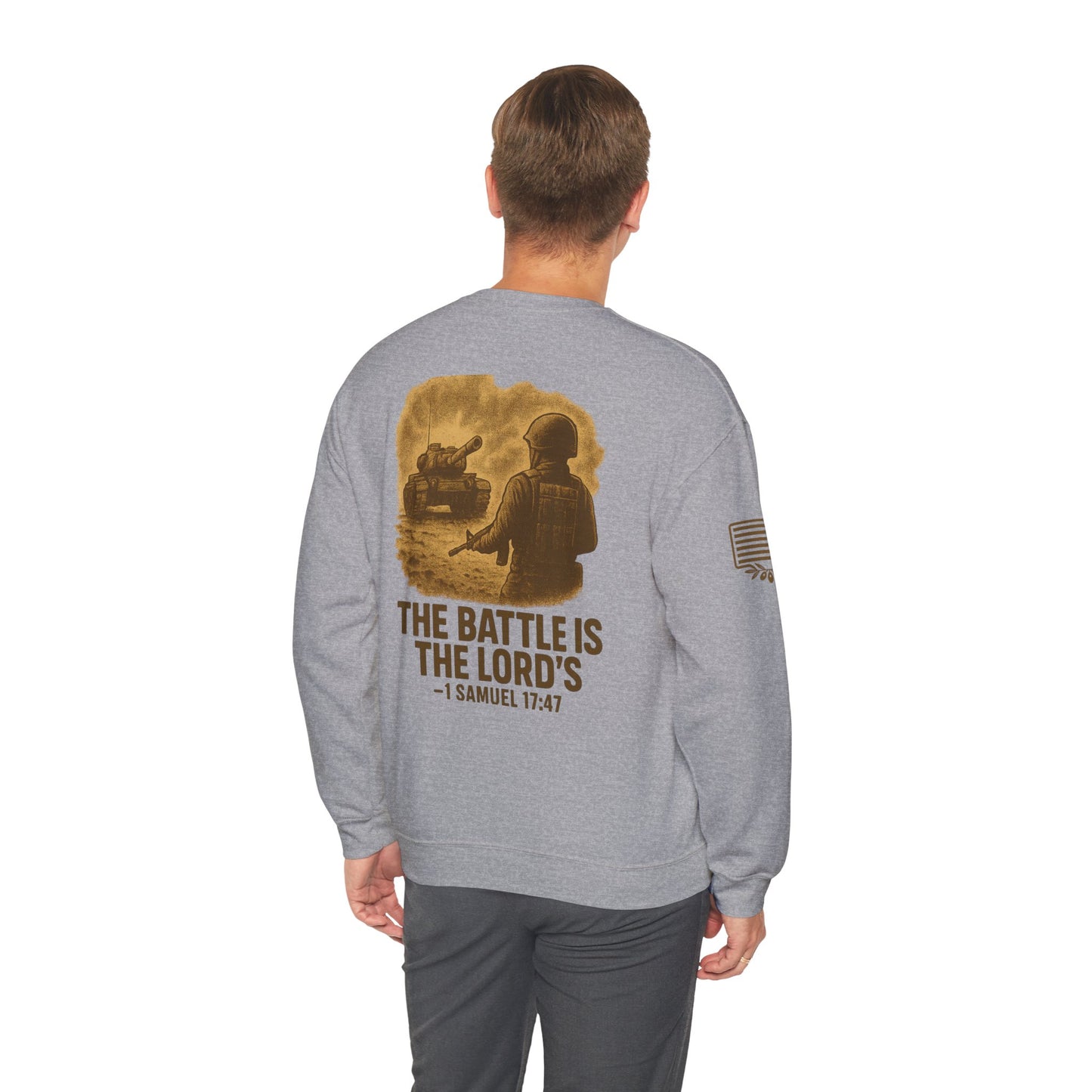 1 Samuel 17:47 Crewneck Sweatshirt