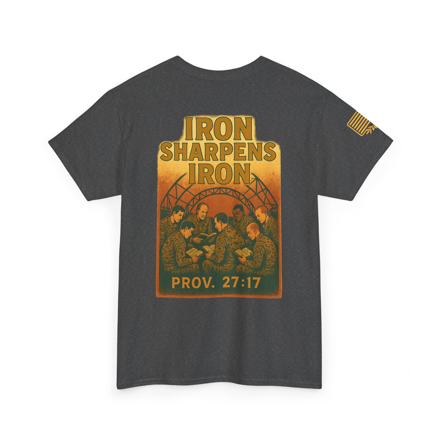 Iron Sharpens Iron Heavy Cotton Tee