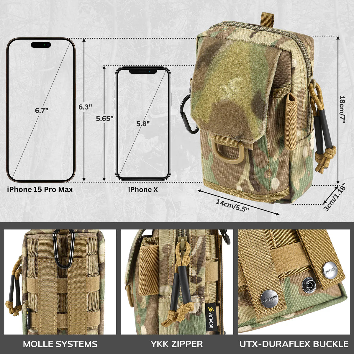 VOTAGOO Tactical EDC Pouch