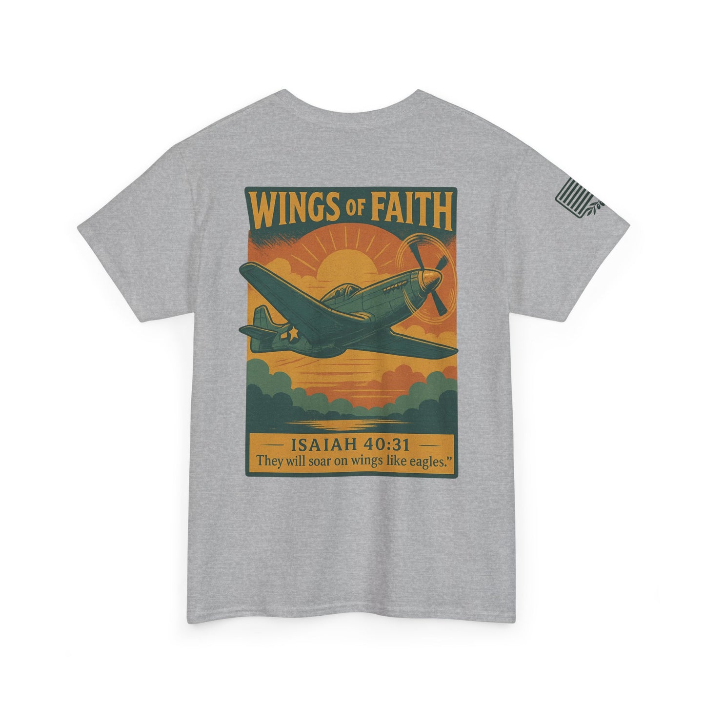 Wings of Faith Heavy Cotton Tee