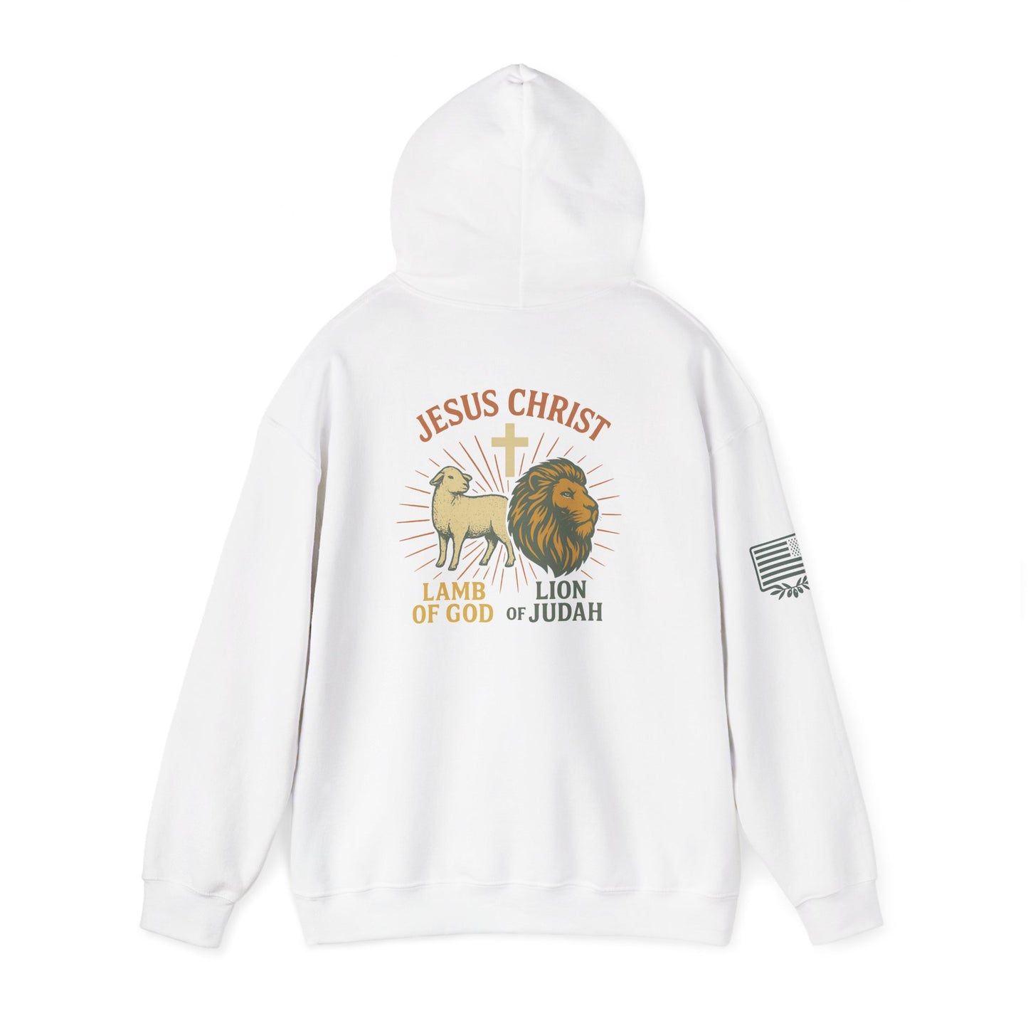 Lamb and Lion Hooded Sweatshirt